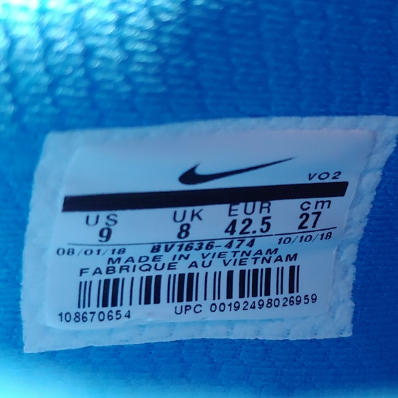 **SOLD**Nike Metcon 4 XD U.S. Men's Size 9 Blue - Picture 7 of 8
